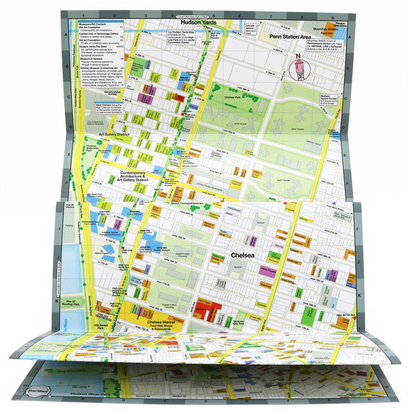 HIGH LINE, CHELSEA & HUDSON YARDS NYC Map