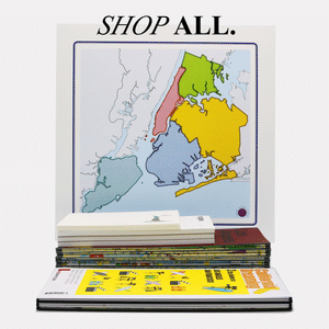 Foldout travel street maps and city themed stationery products by Red Maps.