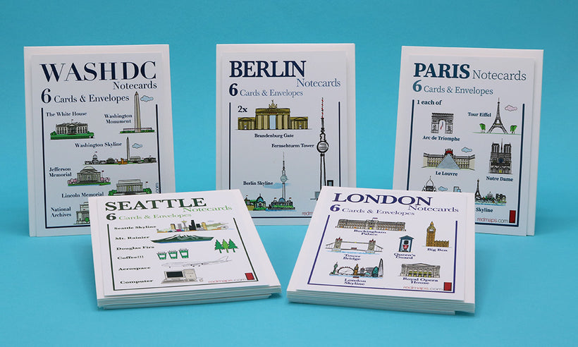 CITY-THEMED STATIONERY