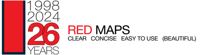 RED MAPS Foldout City Street Maps Official Site – Red Maps
