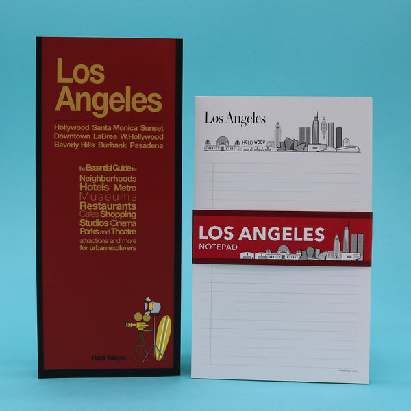 LOS ANGELES Neighborhoods Travel Map