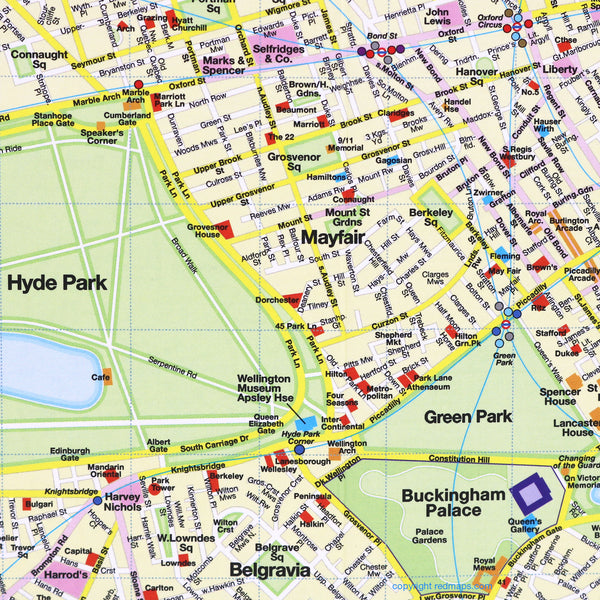 LONDON City Center Map