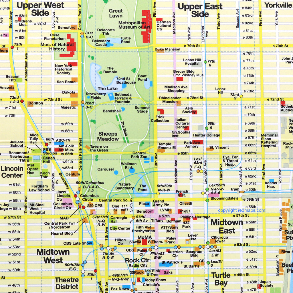 Manhattan Block Map Midtown Manhattan Street Map 12 Best Map Of Manhattan Neighborhoods