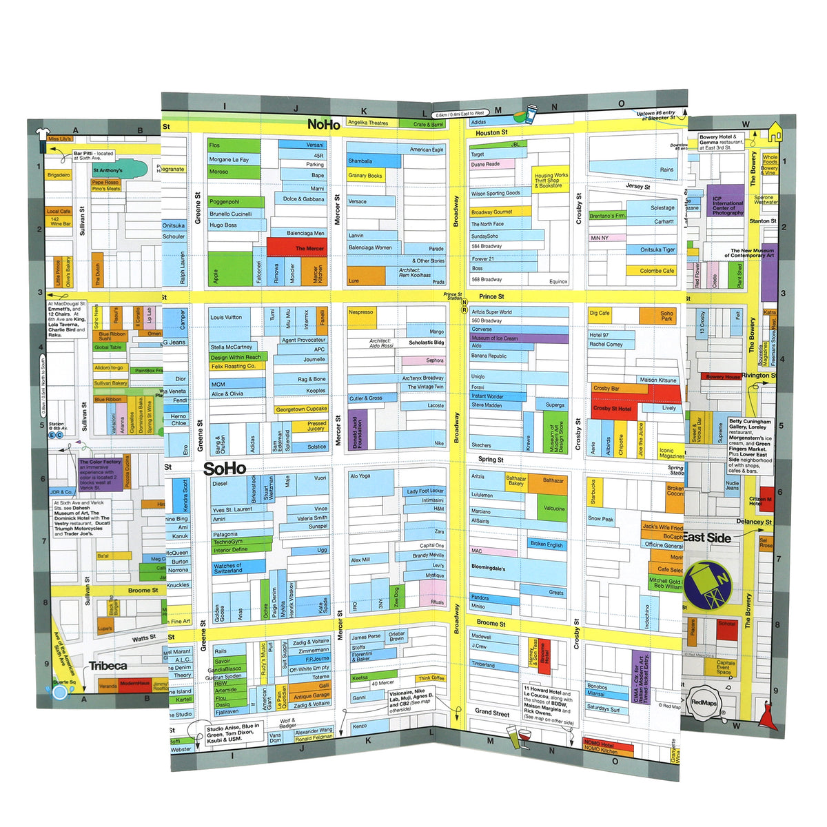 Soho New York Street Map